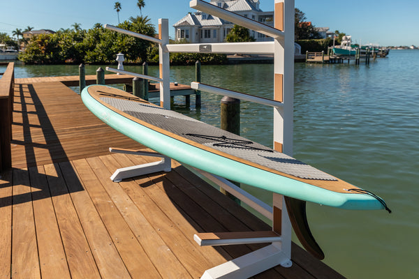 The Anclote Board Rack installed