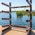 The Bimini Board Rack detail