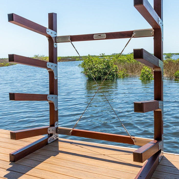 The Bimini Board Rack detail