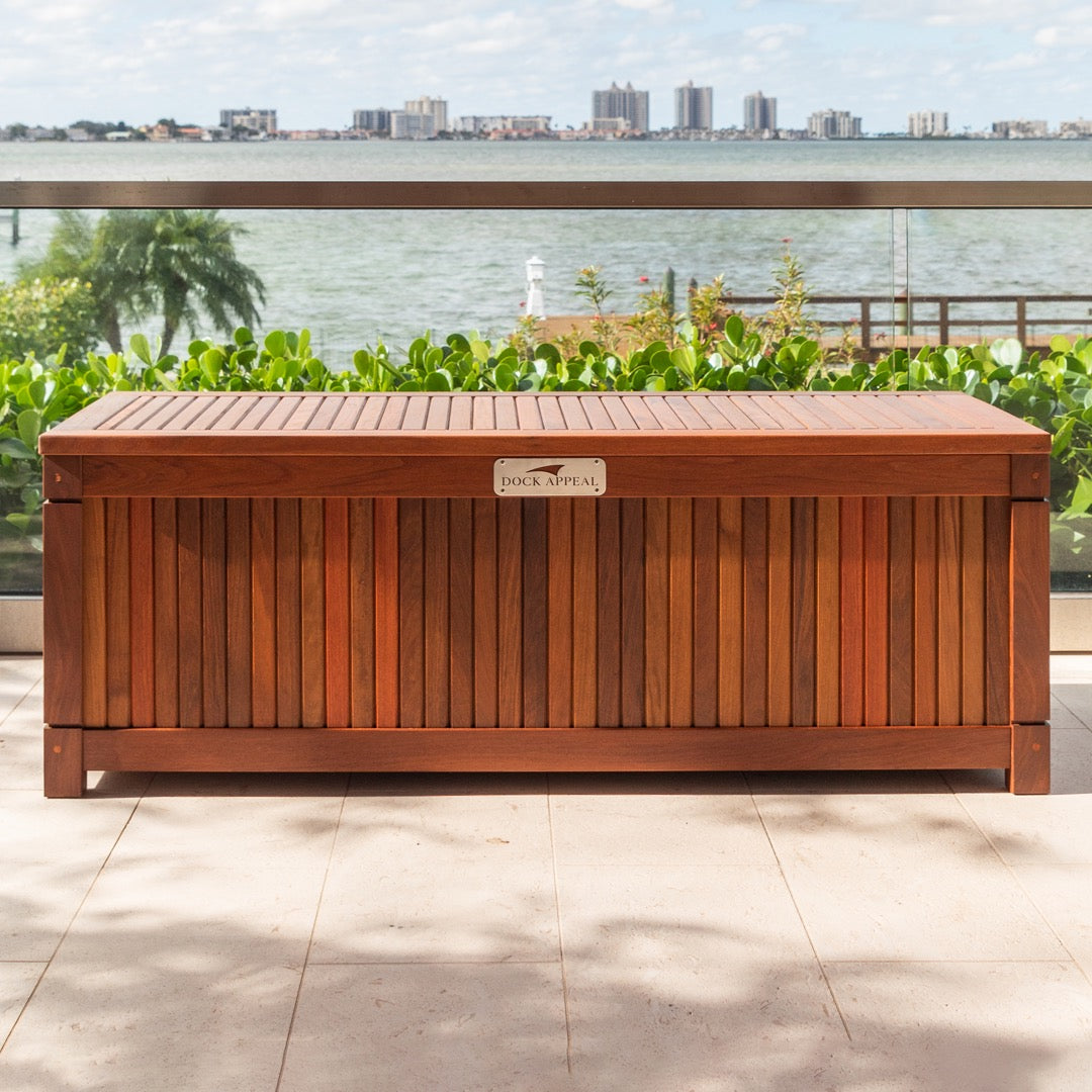 The Islamorada Dock Box installed