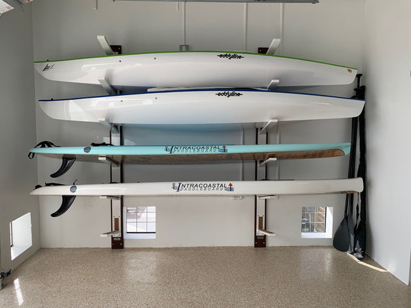 The Mandalay Wall-Mounted Board Rack by Dock Appeal