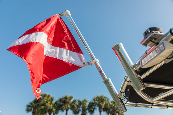 The Tarpon Dive Flag Pole by Dock Appeal